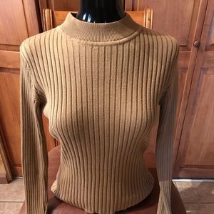 Westbound Petite ladies Carmel colored sweater